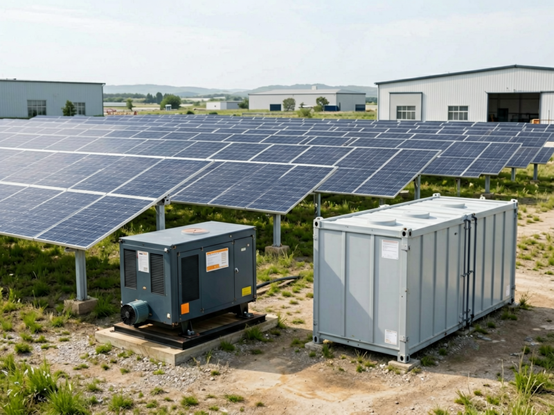 Solar-Diesel Hybrid Power System